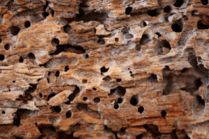 Example of termite damage