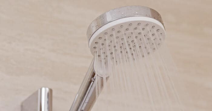 increase shower water pressure