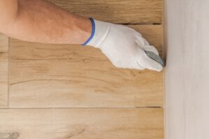 Remodeling the floor of A Mobile Home Bathroom